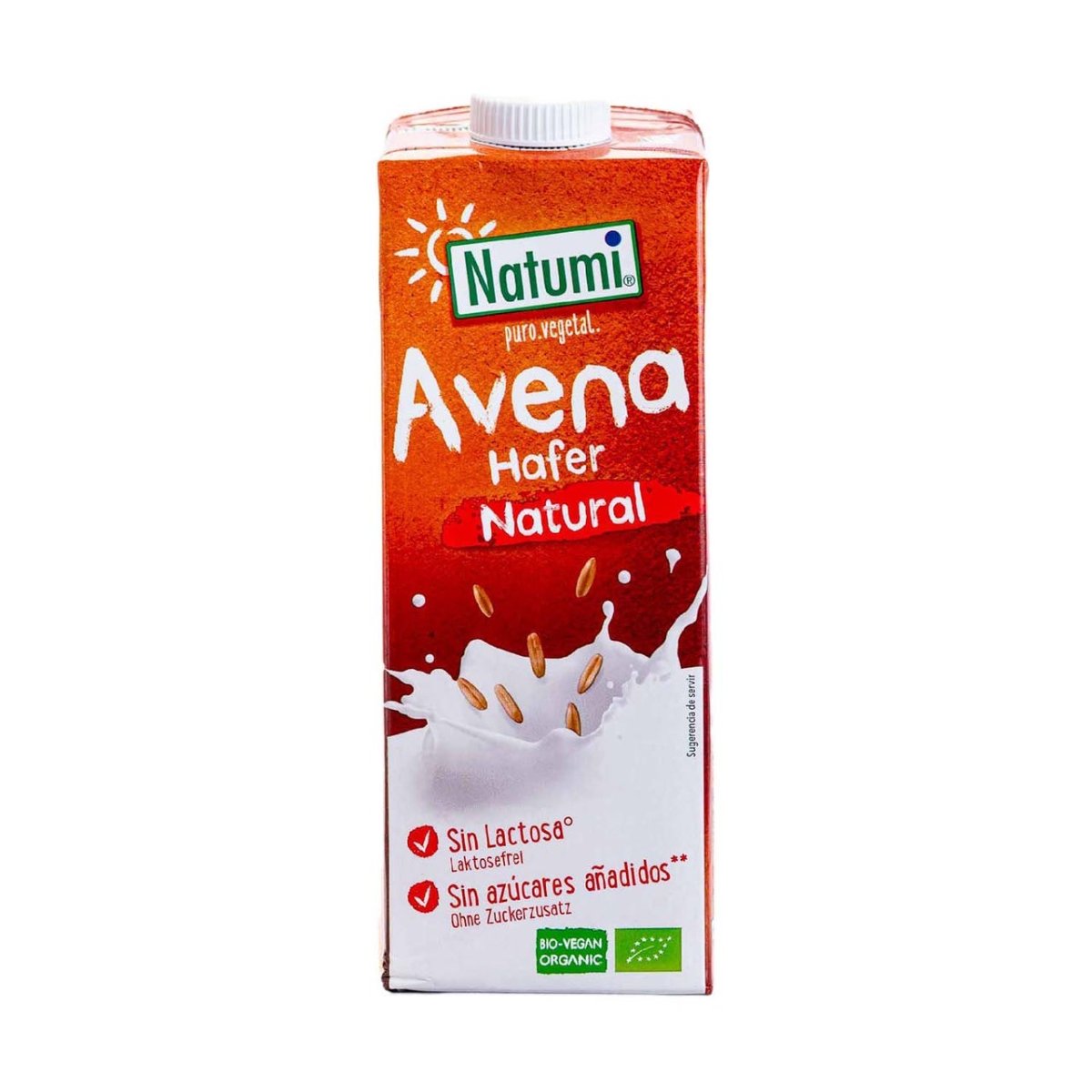 BEBIDA DE AVENA NATURAL NATUMI 1L