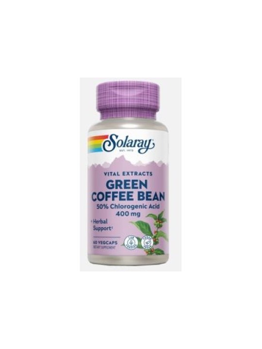 EXTRACTO DE CAFE VERDE 400MG 60 CAPSULAS SOLARAY