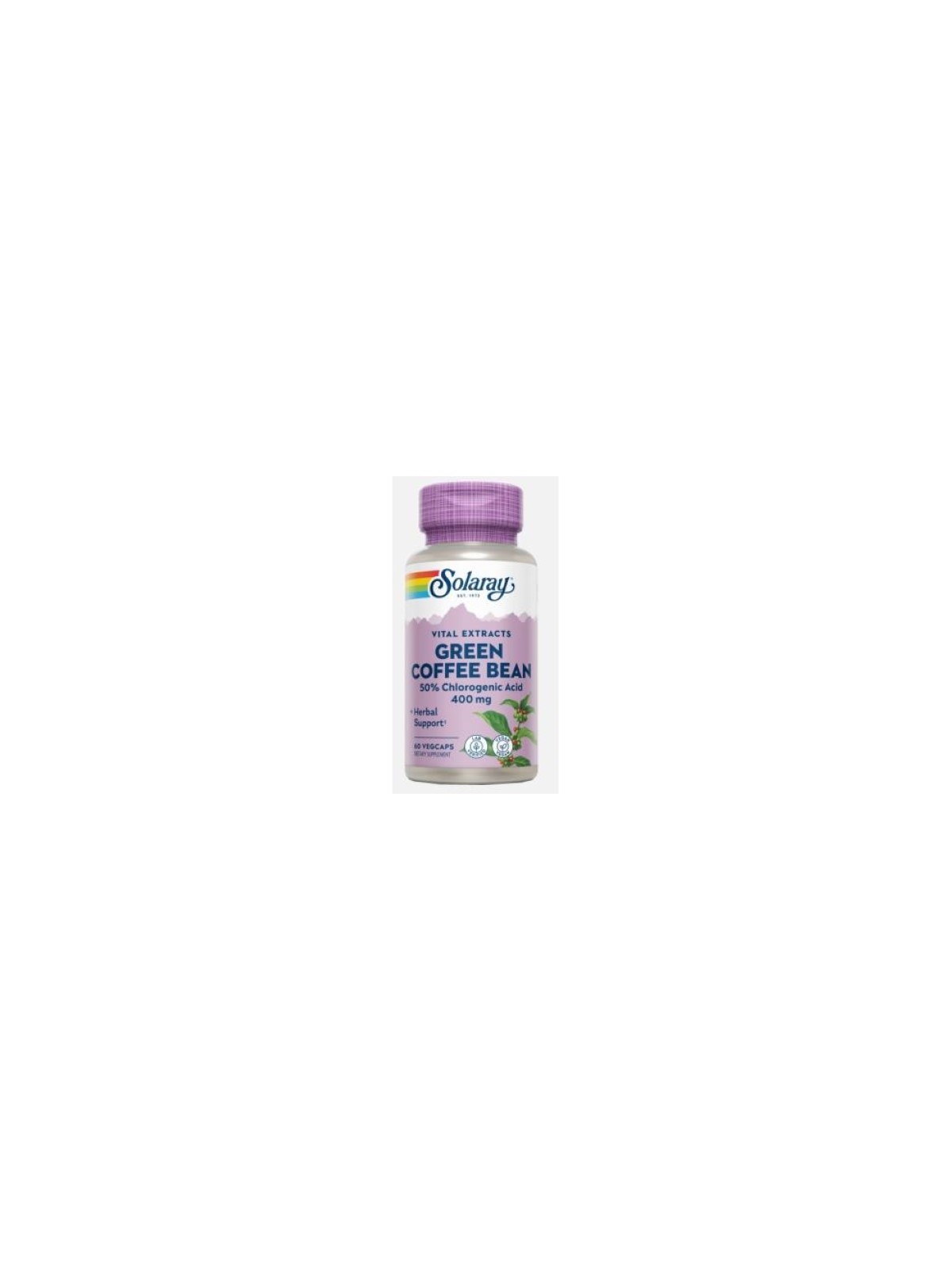 EXTRACTO DE CAFE VERDE 400MG 60 CAPSULAS SOLARAY