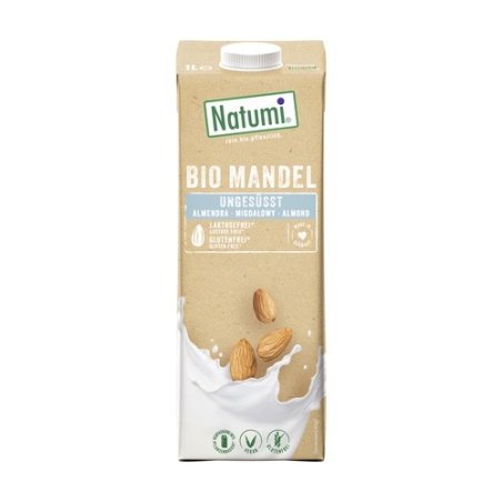 BEBIDA ALMENDRA S/AZUCAR NATUMI 1 L