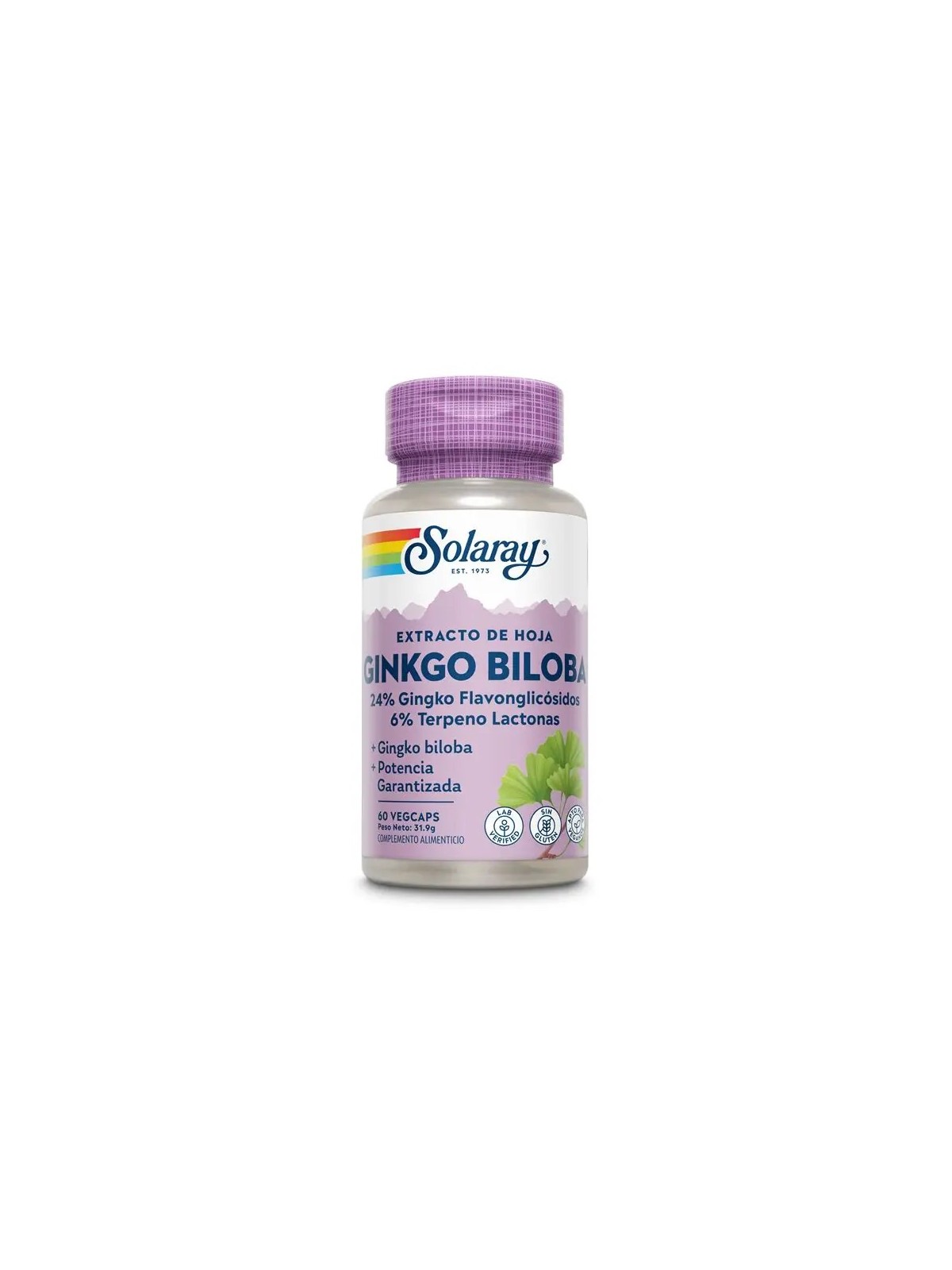 EXTRACTO DE GINKGO BILOBA 60 CAP SOLARAY