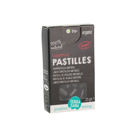 PASTILLAS DE REGALIZ NATURAL 25 GR TERRASSANA