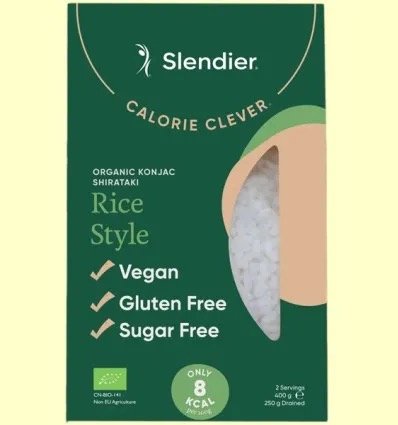 ARROZ PASTA DE KONJAC 400GR SLENDIER