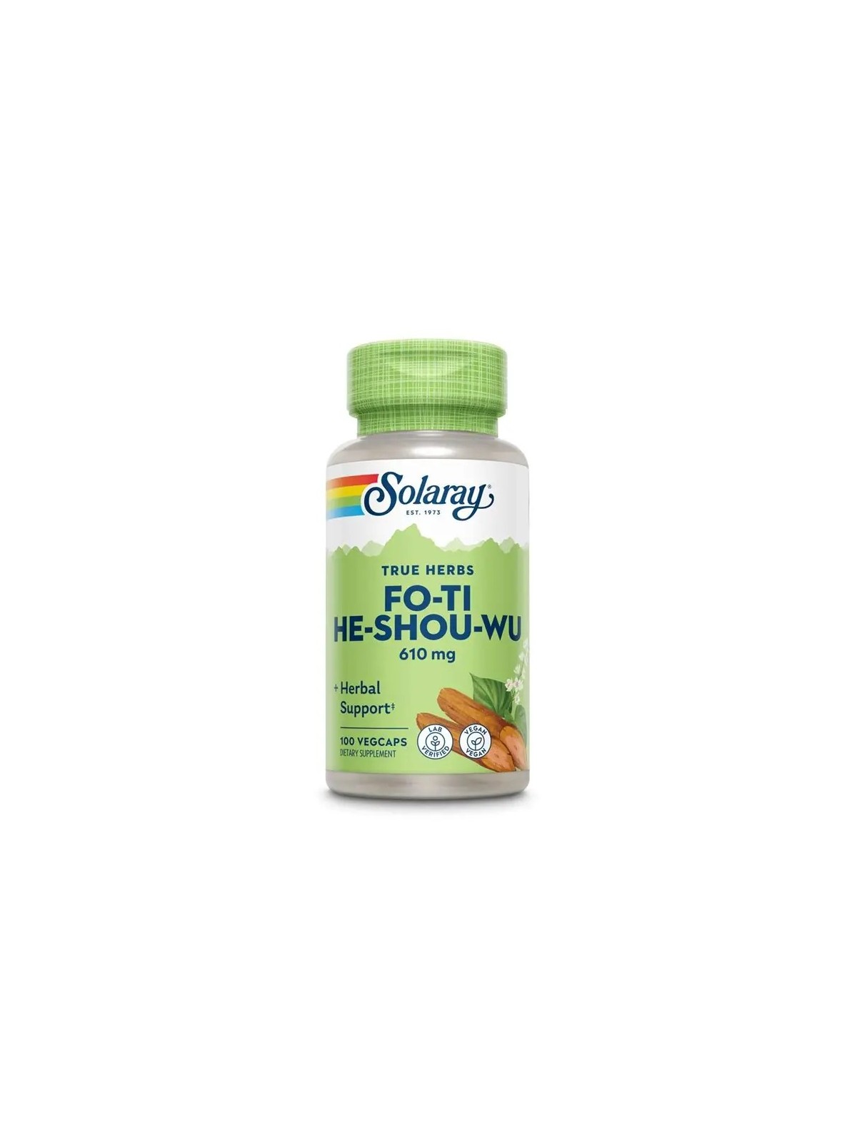 FO-TI HO-SHOU-WU 120 CAPSULAS SOLARAY