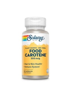 FOOD CAROTENE 500MG 30 CAPSULAS SOLARAY