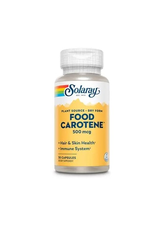 FOOD CAROTENE 500MG 30 CAPSULAS SOLARAY