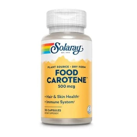 FOOD CAROTENE 500MG 30 CAPSULAS SOLARAY