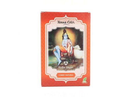HENNA COBRE NATURAL POLVO RADHE SHYAM