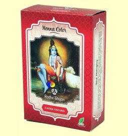 HENNA POLVO CAOBA OSCURO RADHE SHYAM