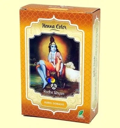 HENNA POLVO RUBIO DORADO RADHE SHYAM