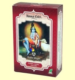 SUPER CAOBA OSCURO HENNA POLVO RADHE SHYAM