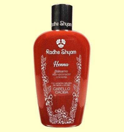 BALSAMO COLORANTE CAOBA HENNA RADHE SHYAM