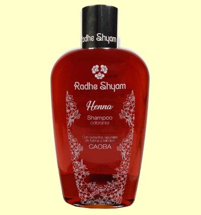 CHAMPU COLORANTE CAOBA HENNA RADHE