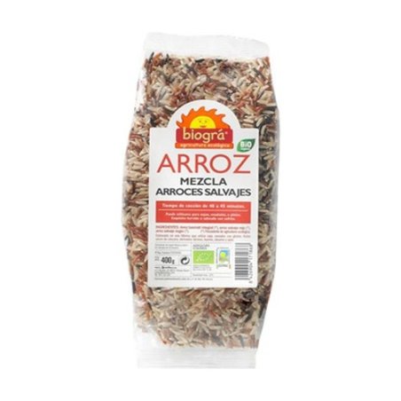 MEZCLA DE ARROCES SALVAJES BIOGRA ECOLOGICO 400 GR
