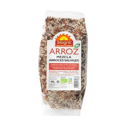 MEZCLA DE ARROCES SALVAJES BIOGRA ECOLOGICO 400 GR