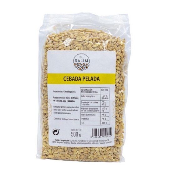 CEBADA PELADA BIO 500 G ECOSALIM