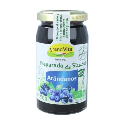 MERMELADA DE ARANDANOS BIO. GRANOVITA 240 GR
