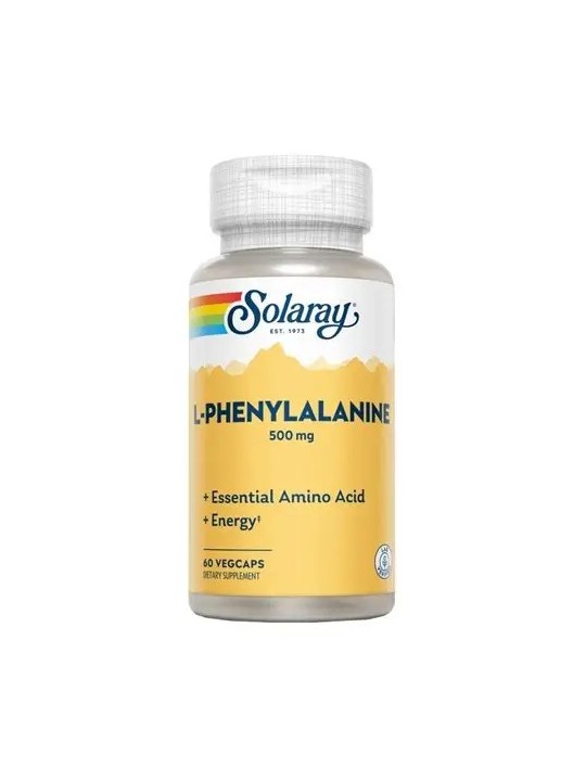 L FENILALANINA 500MG 60 CAPSULAS SOLARAY