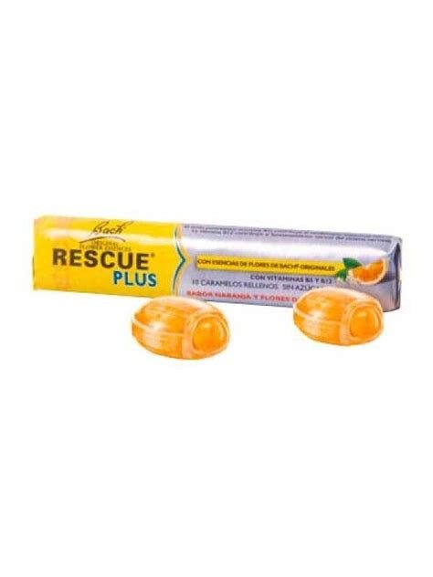 RESCUE PLUS CARAMELOS NARANJA/SAUCO VITAMINAS