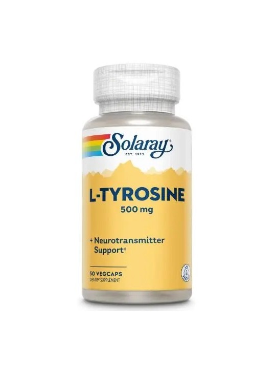 L TIROSINA 500MG 50 CAPSULAS SOLARAY