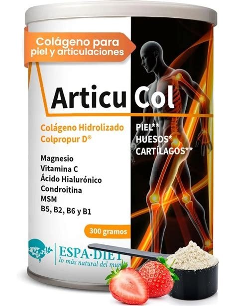 ARTICUCOL COLAGENO HIDROLIZADO+MG+AC.HIALU+MSM+CONDRI 300GR, ESPA-DIET