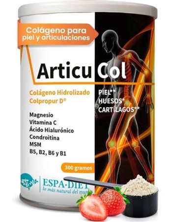 ARTICUCOL COLAGENO HIDROLIZADO+MG+AC.HIALU+MSM+CONDRI 300GR, ESPA-DIET