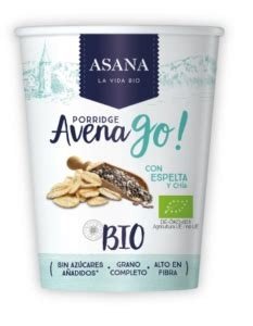 PORRIGDE AVENA CON ESPELTA Y CHIA ASANA LA VIDA BIO 55 G