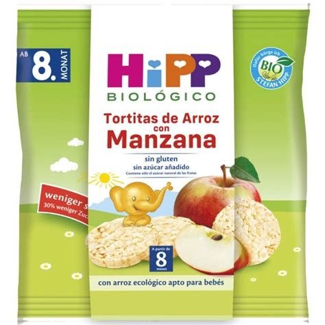 TORTITAS ARROZ MANZANA ALIMENT VEGETAL 250 G