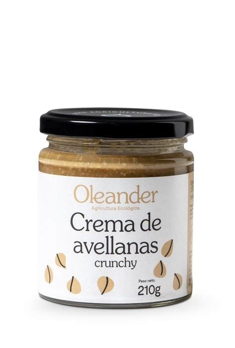 CREMA DE AVELLANAS CRUNCHY OLEANDER 210 G