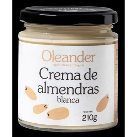 CREMA ALMENDRAS BLANCA 210 G OLEANDER