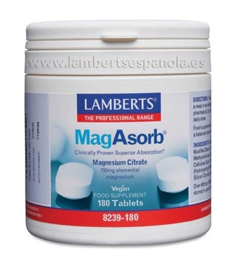 MAGASORB 180 COMPRIMIDOS LAMBERTS