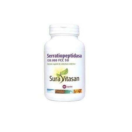 SERRATIOPEPTIDASA 120.000 SU 60 CAPSULAS SURAVITASAN