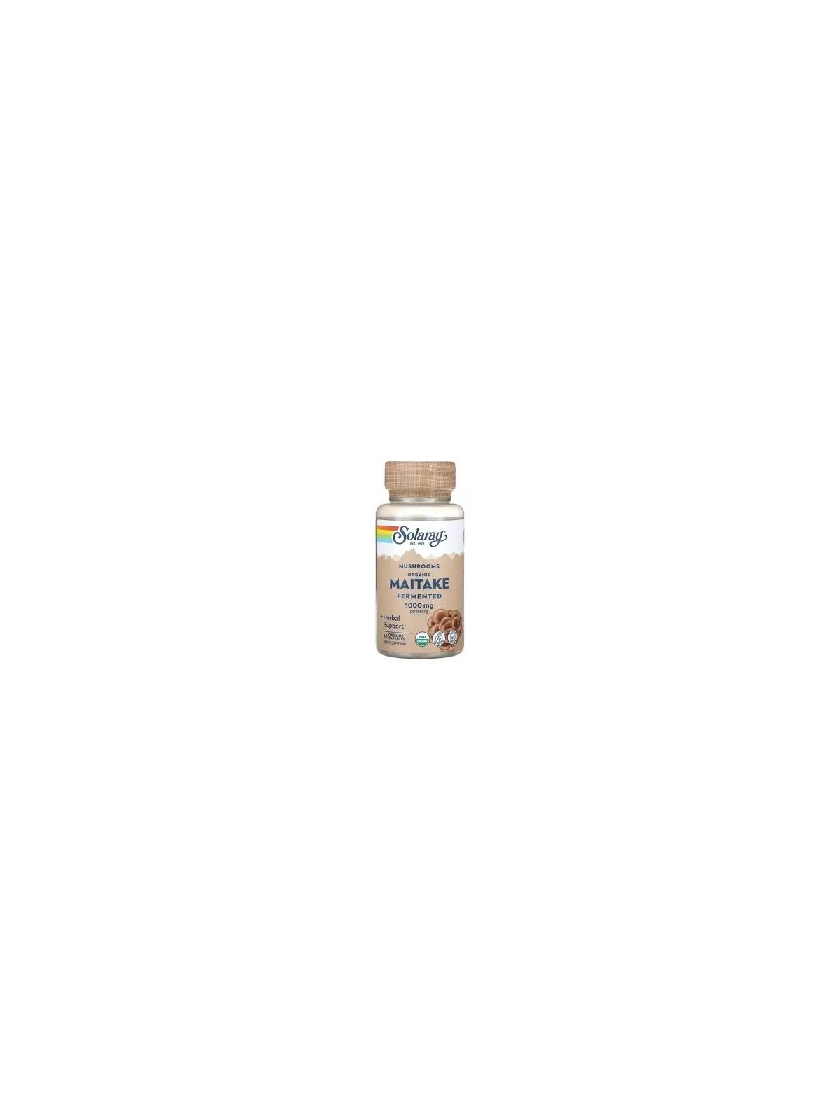 MAITAKE 500MG 60 CAPSULAS SOLARAY