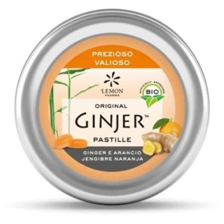 PASTILLAS DE JENGIBRE NARANJA 40 GR. LEMON PHARMA