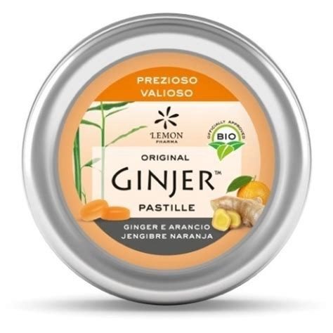 PASTILLAS DE JENGIBRE NARANJA 40 GR. LEMON PHARMA