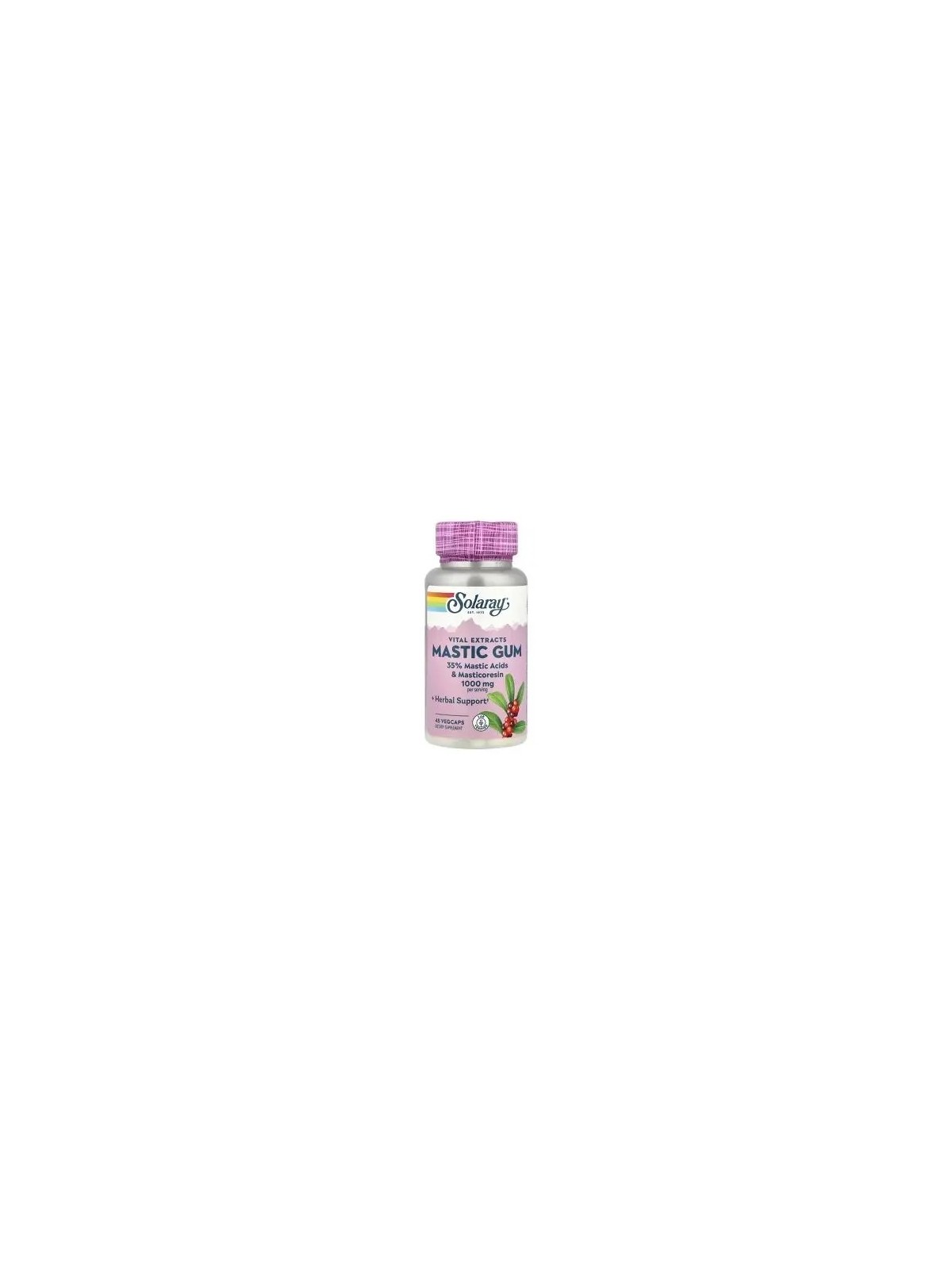 MASTIC GUM 45 CAPSULAS SOLARAY