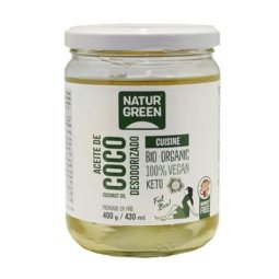 ACEITE DE COCO DESODORIZADO COCINA 400G NATURGREEN