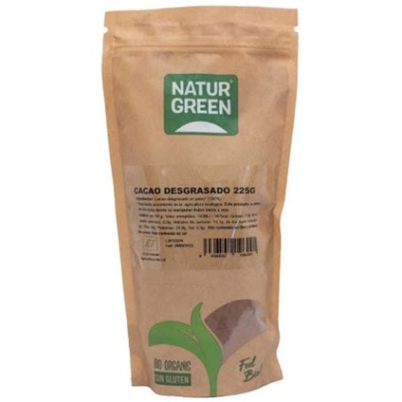 CACAO DESGRASADO  BIO 225GR NATURGREEN