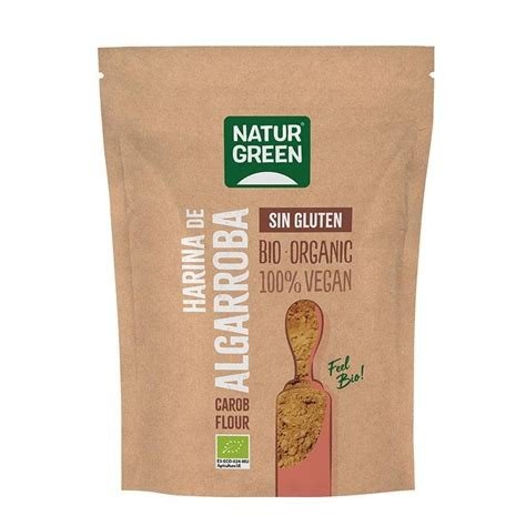 HARINA ALGARROBA BIO 500G NATURGREEN