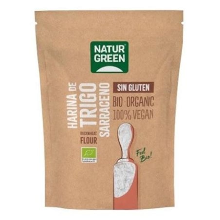 HARINA TRIGO SARRACENO INTEGRAL BIO 500G S/GLUTEN NATURGREEN