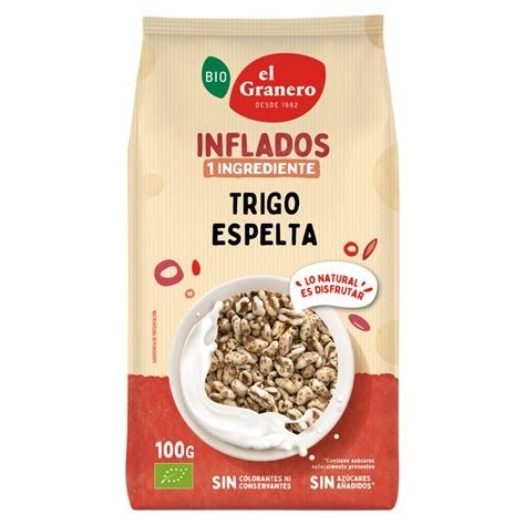 TRIGO DE ESPELTA HINCHADO DE 100 GR EL GRANERO