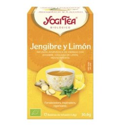JENGIBRE Y LIMON+CLASSIC AL 50% YOGI TEA