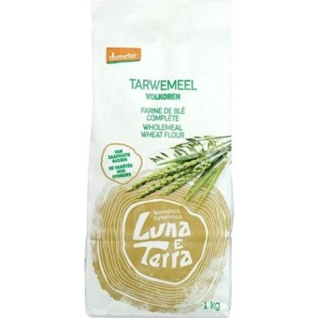 HARINA DE TRIGO INTEGRAL 1KG DEMETER