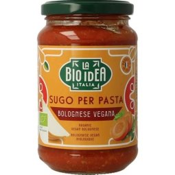 BIOIDEA-SALSA PASTA - BOLOGNESE VEGETARIANA BIO 340 Grs.
