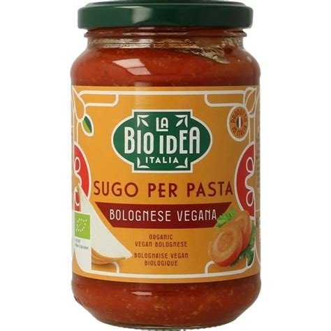BIOIDEA-SALSA PASTA - BOLOGNESE VEGETARIANA BIO 340 Grs.