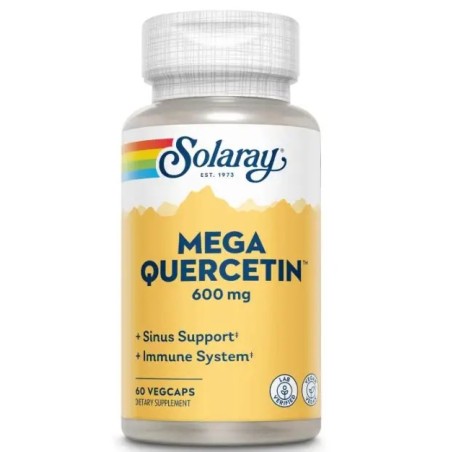 MEGA QUERCETIN 60 CAPSULAS 600MG SOLARAY