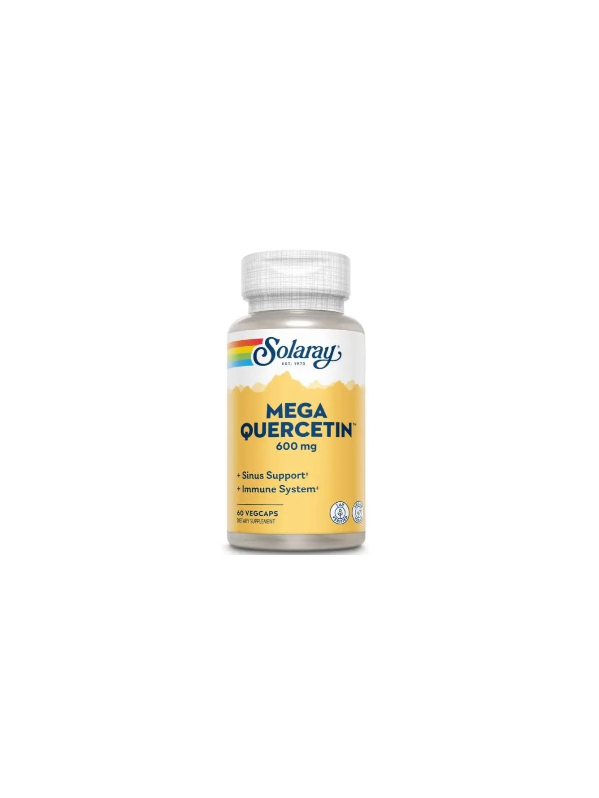 MEGA QUERCETIN 60 CAPSULAS 600MG SOLARAY