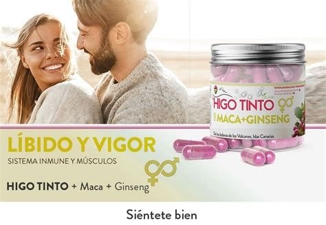 HIGO TINTO CON MACA Y GINSENG 150 CAP