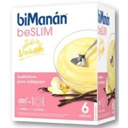NATILLAS VAINILLA SUSTITUTIVAS 6 SOBRES BIMANAN