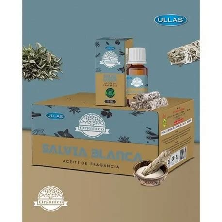 ACEITE DE FRAGANCIA SALVIA BLANCA 10ML ULLAS